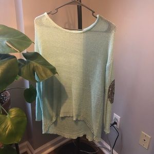 Tobi aqua sweater